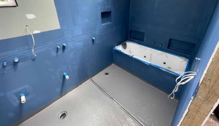 bathroom  waterproofing treatment